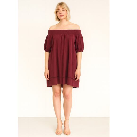 Apiece Apart Felina Off Shoulder Mini Dress 2 - Picture 1 of 5